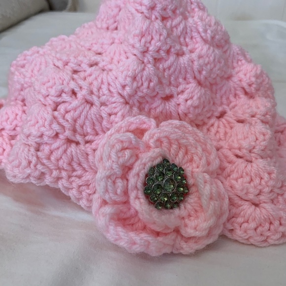 Handmade Crochet Child's Hat - Picture 3 of 3
